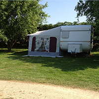 Emplacement du Camping le Moulin des Oies