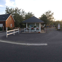 Entrée du camping Le Moulin des Oies