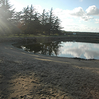 Bassin d'eau de mer interne au Moulin des Oies